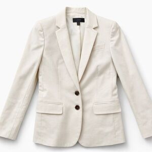 J. Crew Ivory Tailored Blazer Size 4P